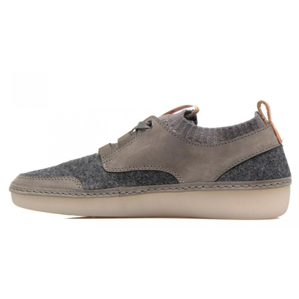 Clarks Nature Women's Dark Gray Combi Lace-Up Trainers Sneakers Size US 9M - Picture 6 of 15